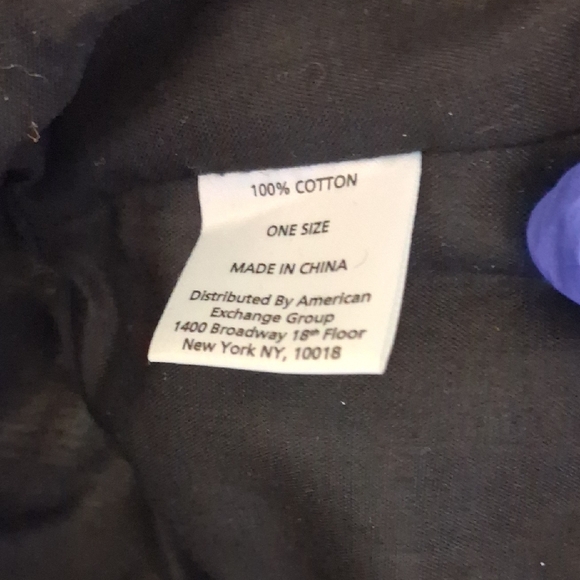 American Exchange Black & Cream Cotton Bucket Hat - Picture 9 of 9